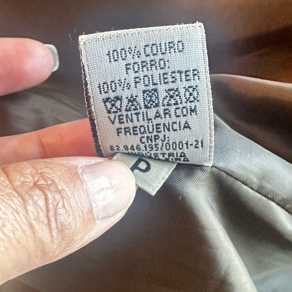 Beautiful brazilian genuine leather jacket - Picture 10 of 12